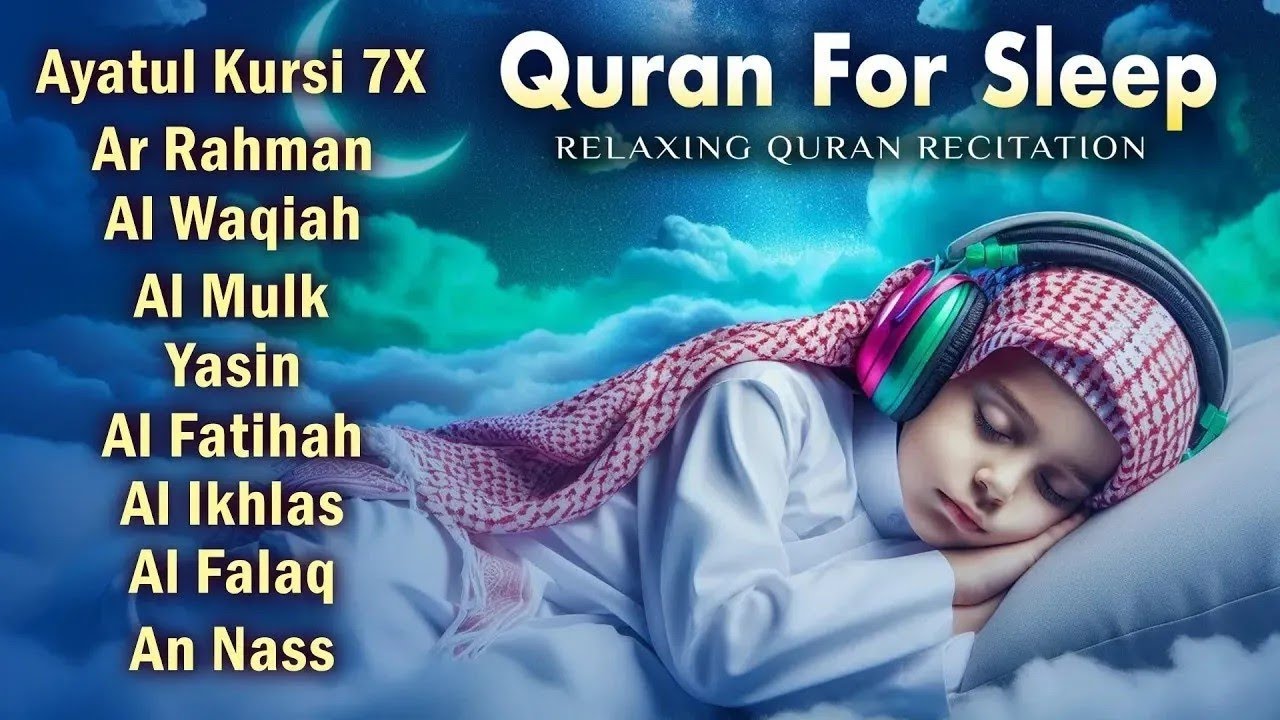 The Best Surah For Sleeping And Your All Problems Solve | Relaxing - Holy Quran
