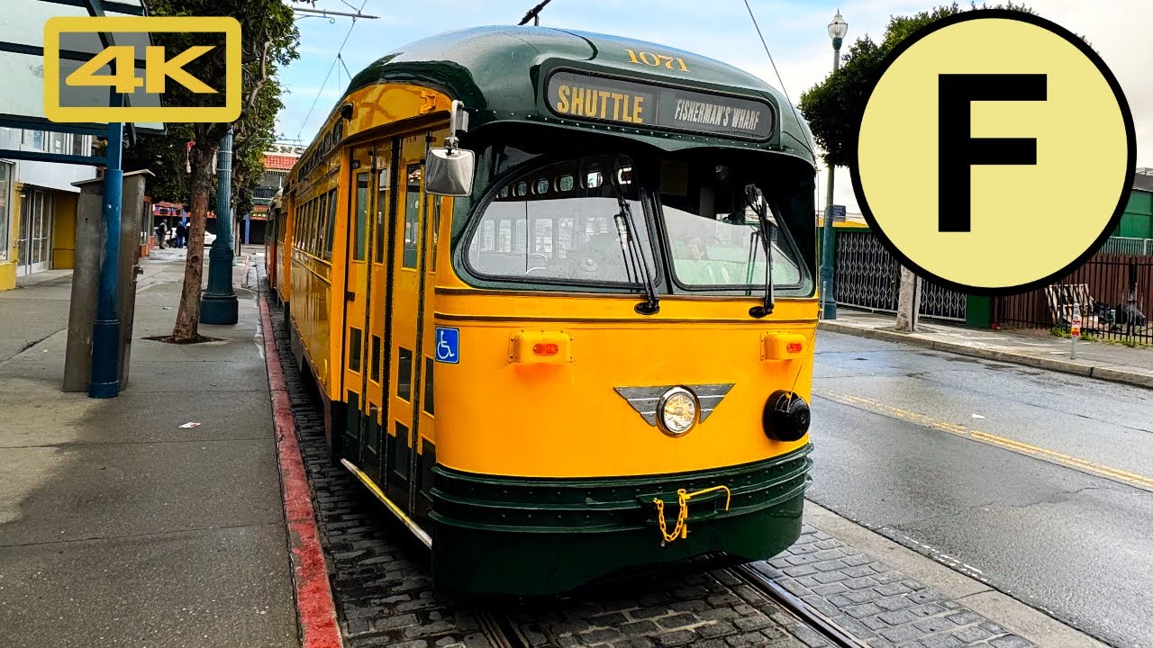 San Francisco Historic Streetcar, F Market & Wharves, Muni Metro, PCC Streetcars