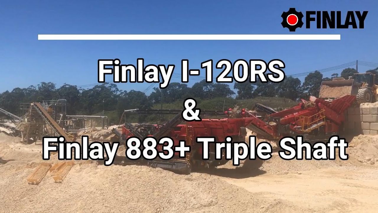 Finlay I-120RS & 883+ | Crushing Sandstone to 20mm Minus in Sydney, NSW, Australia