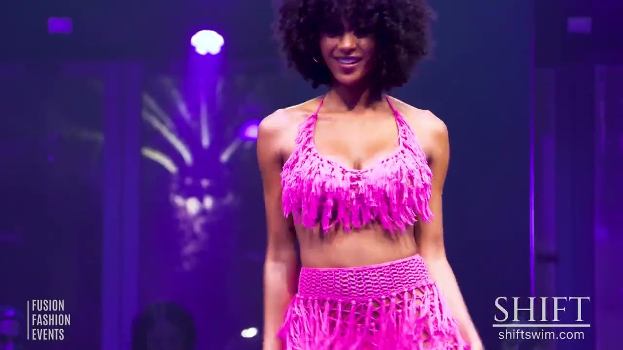 HOT MIAMI STYLES 2023 4K Fashion Show / Swim Week in Miami / DAER Hard Rock Hotel and Casino