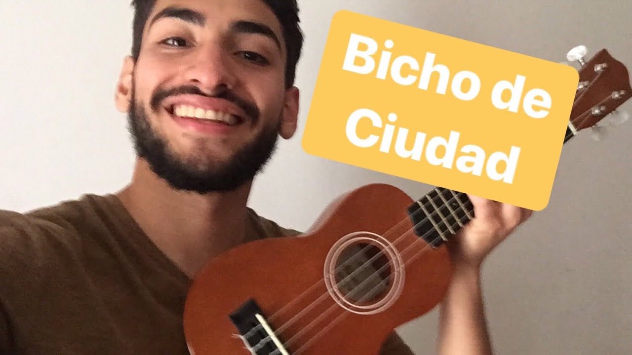 Como tocar BICHO DE CIUDAD en UKELELE LOS PIOJOS - TUTORIAL BICHO DE CIUDAD