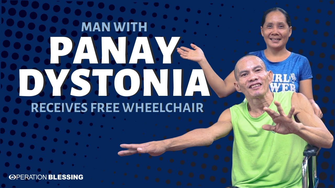 Man with mysterious illness Panay Dystonia receives free wheelchair