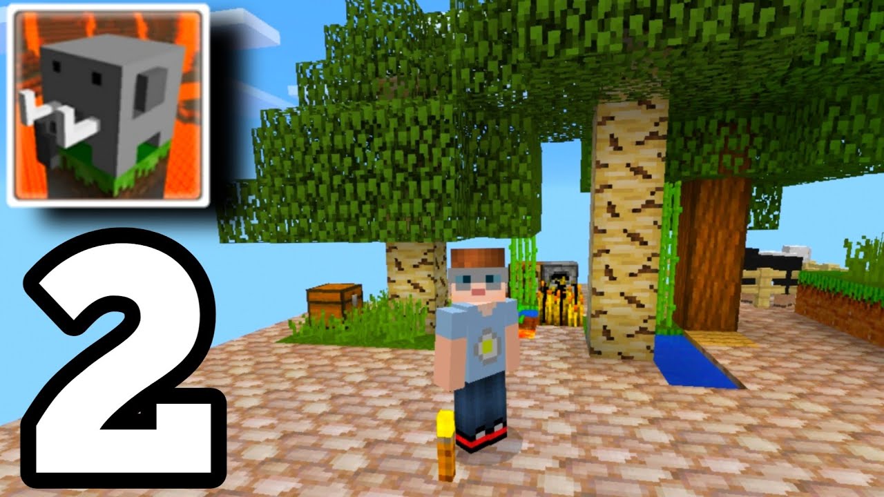 Craftsman: Building Craft - SkyBlock Map - Part 2 (MCPE SkyBlock)
