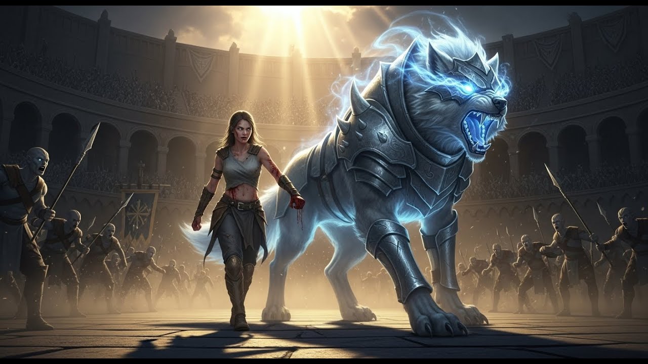 She Walked into the Arena Bleeding — The Wolf Roared, “Who Dares Draw Blood From My Maker”