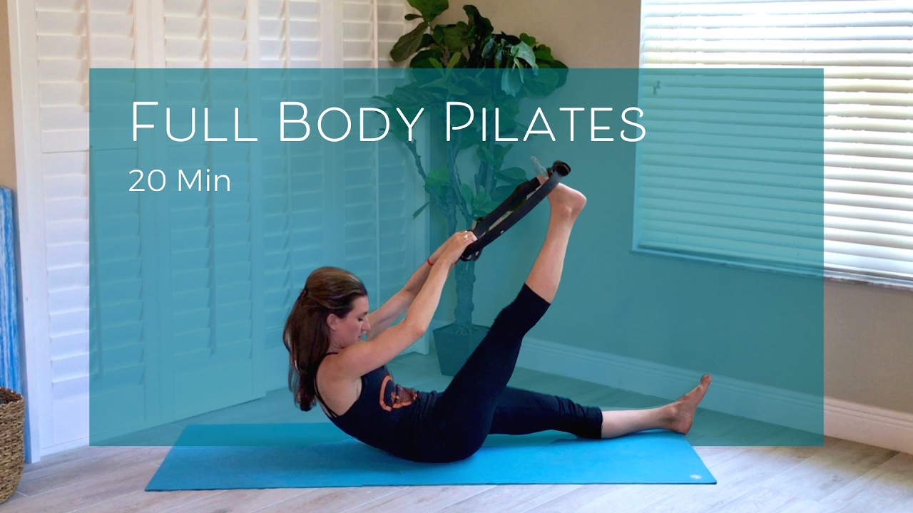 20 Minute Full Body Pilates Workout with a Magic Circle