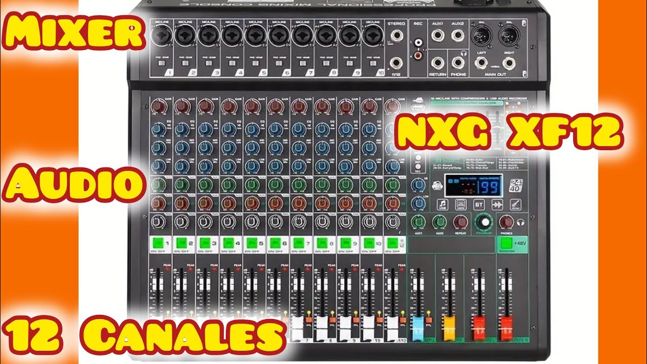 CONSOLA NXG XF12 CANALES DEMOSTRACIÓN Y FUNCIONES