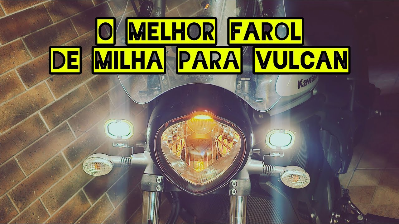INSTALEI FAROL DE MILHA NA VULCAN 650S