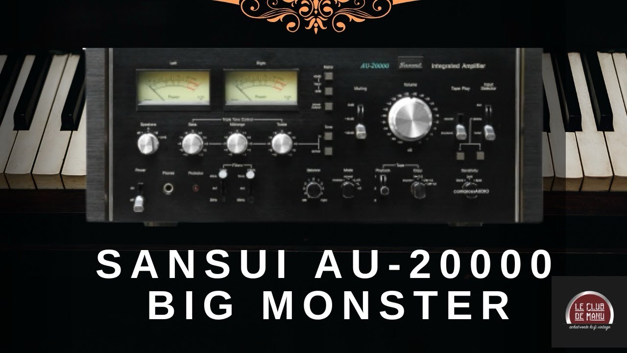 AMPLI BIG MONSTRE 💪 SANSUI AU-20000 🔥🇯🇵