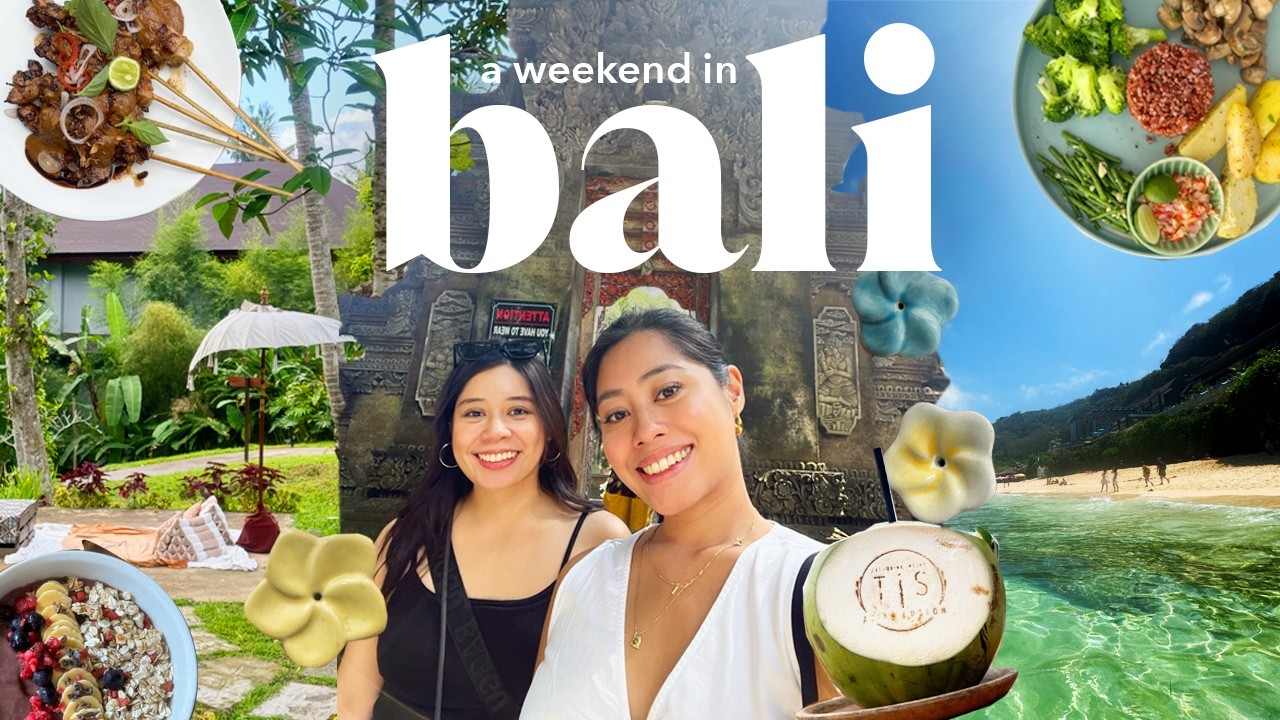 Bali Indonesia Travel VLOG 2025 | sightseeing, shopping, cafe hopping