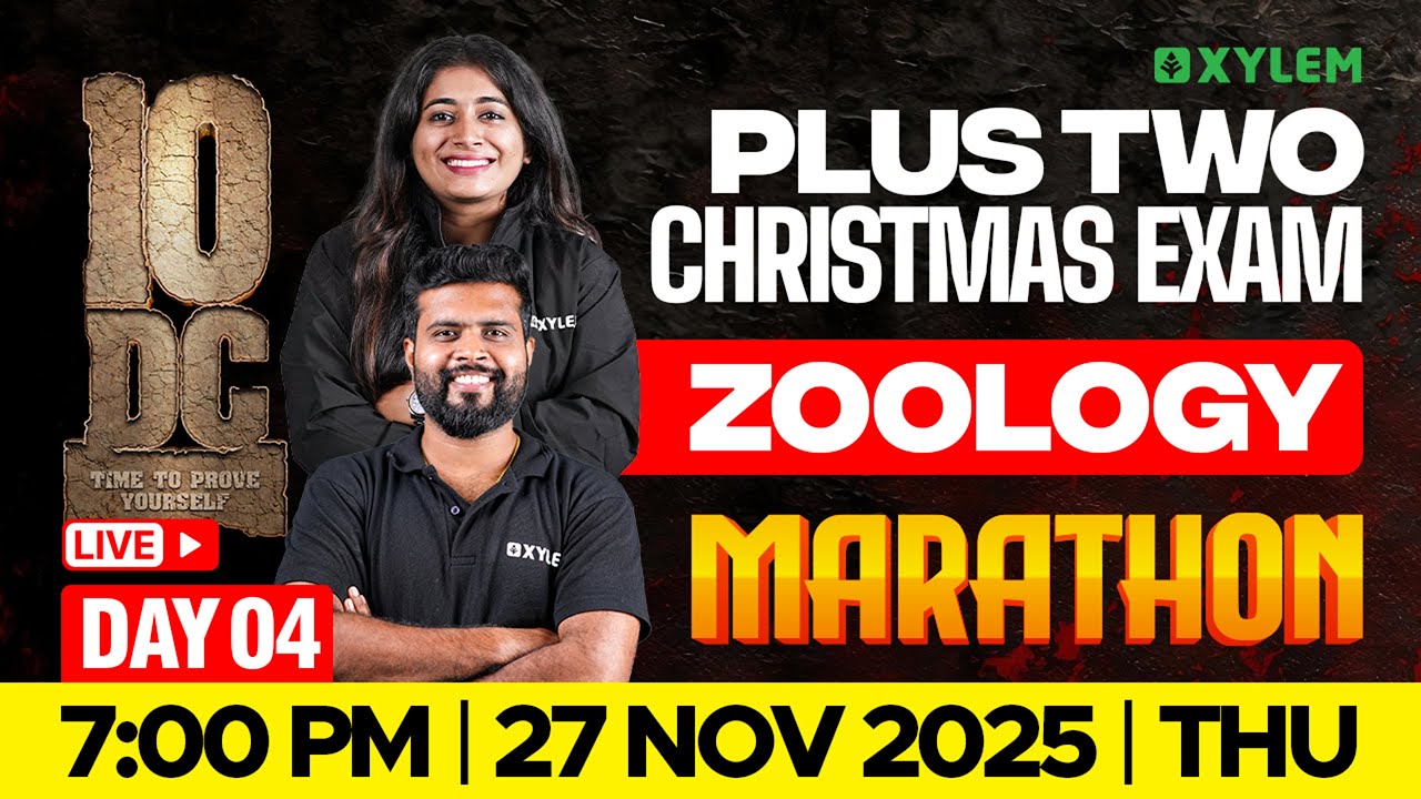Plus Two Zoology | Marathon | Xylem Plus Two