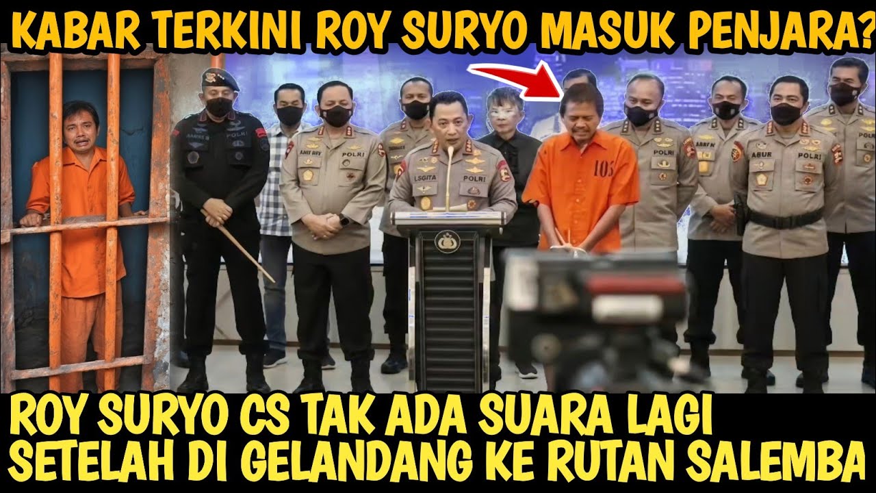 KABAR TERKINI! DENGAN MUKA SEDIH ROY SURYO CS KINI TELAH DI GIRING KE RUTAN SALEMBA 