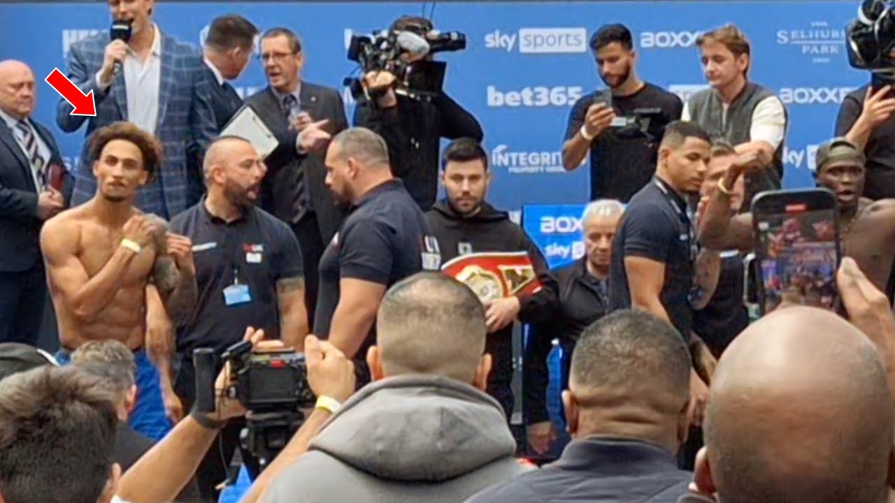 We Went to Watch Ben Whittaker Weigh-in at Croydon