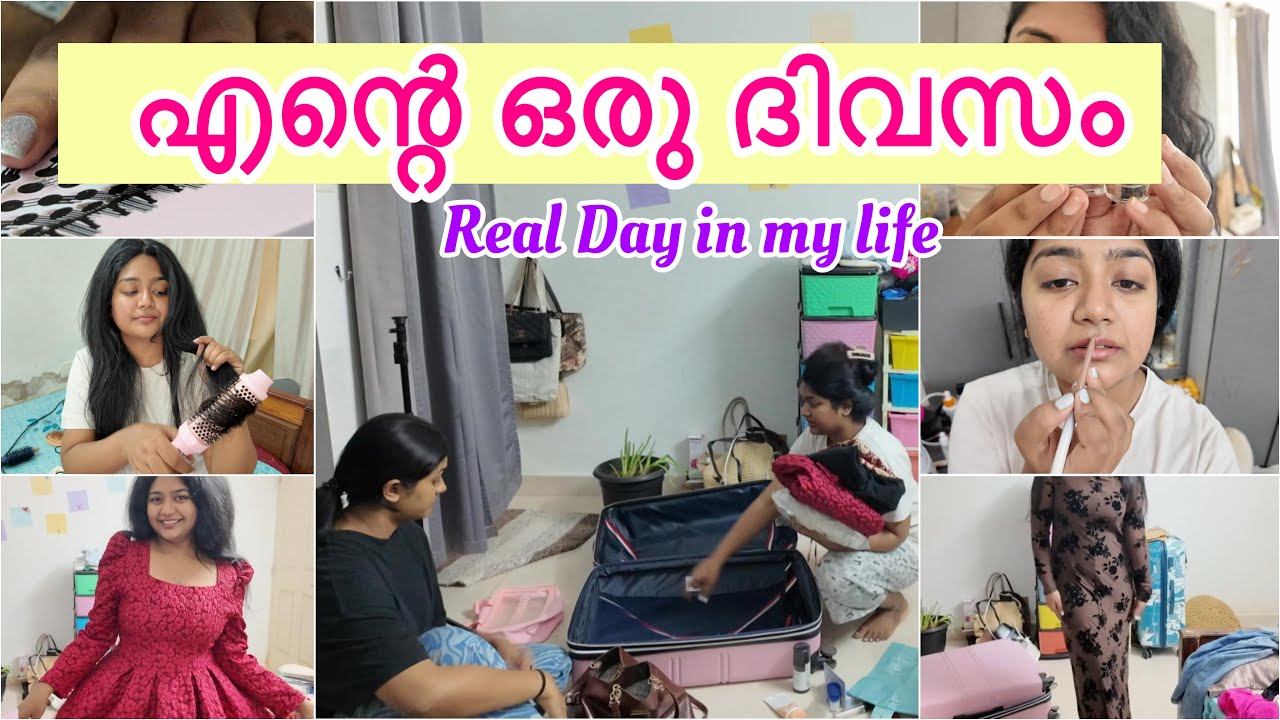 💫🔥Day In My Life | Real life packing, skincare, dress hunt | Unnimaya Vlog ✨