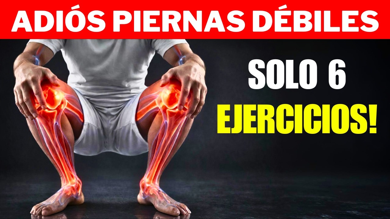 Tus Piernas se Están DEBILITANDO CADA SEMANA Después de los 50 - Pero Estos 6 Ejercicios lo Evitan