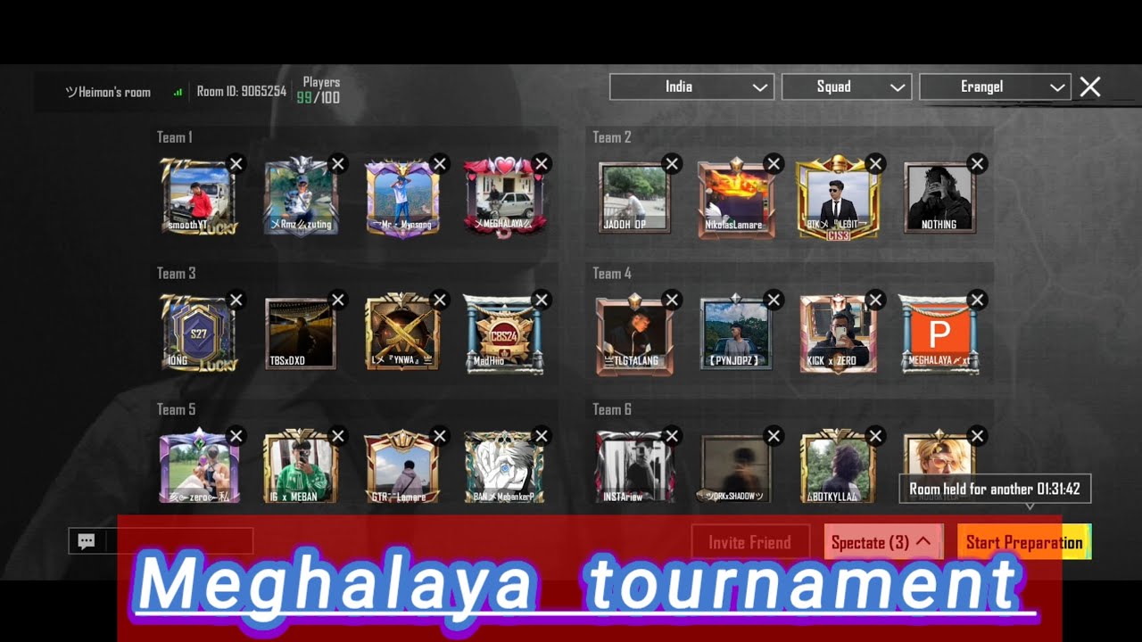 Meghalaya tournaments 