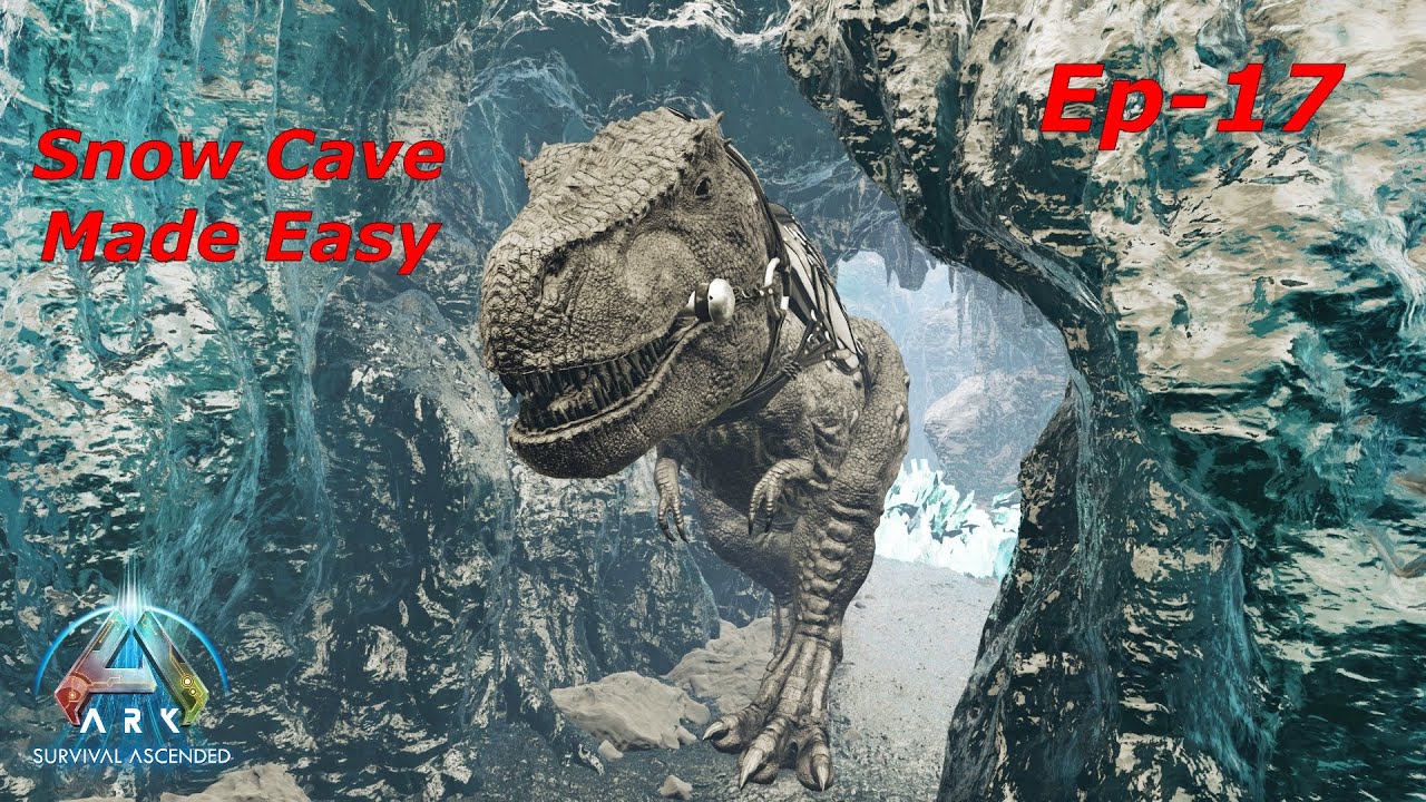 The Easiest Way To Run The Hard Snow Cave-Ark Survival Ascended Ep-17
