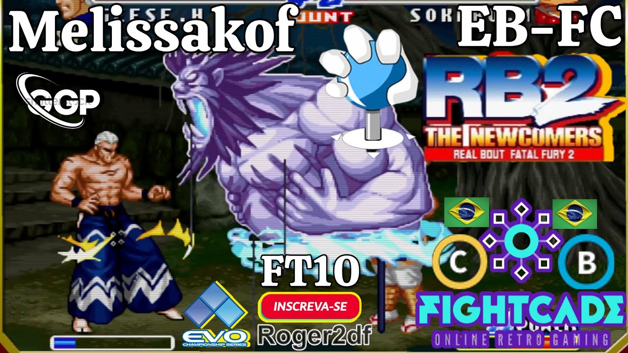 Real Bout Fatal Fury2 RANK✅((C))Melissakof🆚EB-FC((B))-FT10-Fightcade2▶️ONLINE🎮LUTA🔴TOP!!!🥉▶️💥