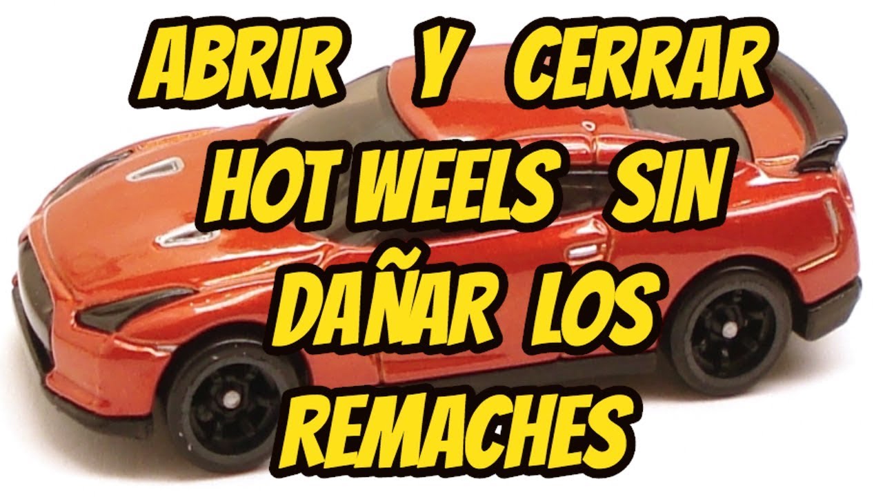 Como abrir un hot wheels sin dañar los remaches