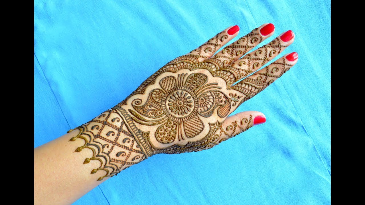 DIWALI SPECIAL HENNA MEHNDI TRADITIONAL INDIAN DESIGN | RAJASTHANI MARWARI DIWALI MEHENDI FOR HANDS