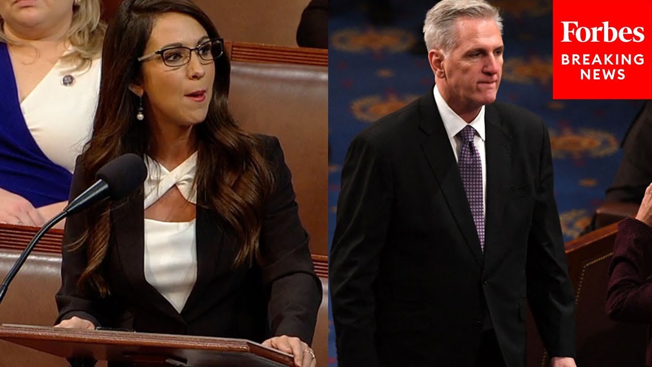 JUST IN: Lauren Boebert Roasts Kevin McCarthy To His Face, Nominates Byron Donalds For House Speaker