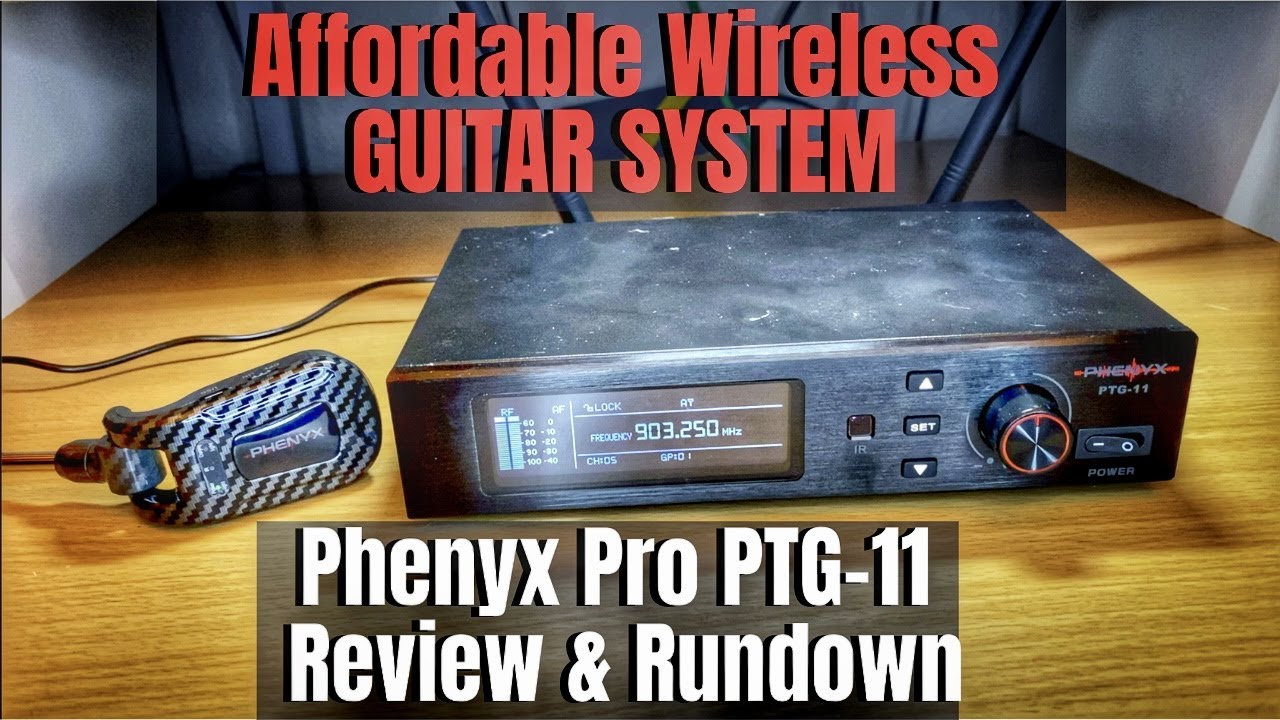 Phenyx Pro PTG-11 — ДОСТУПНАЯ БЕСПРОВОДНАЯ ГИТАРНАЯ СИСТЕМА — Демонстрация и обзор