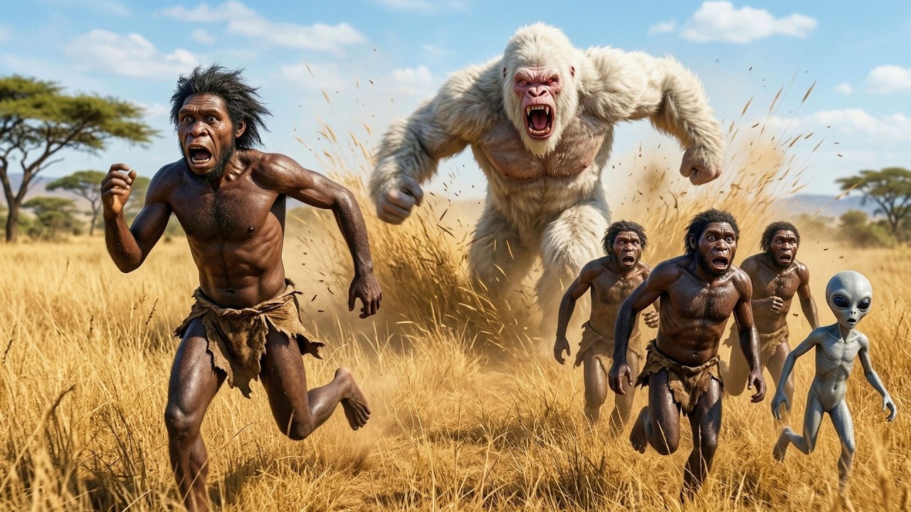 Alien and Early Humans Face the Legendary Yeti in the Frozen Wilderness