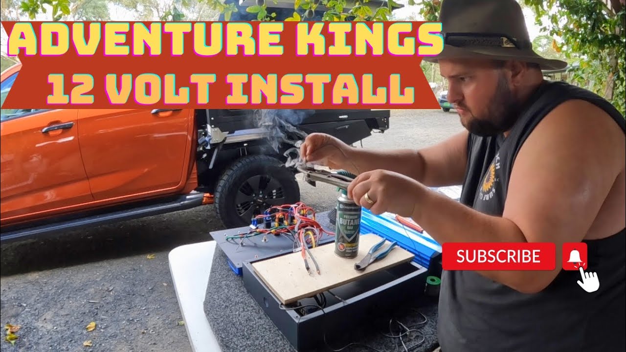 KINGS 12VOLT DIY INSTALL / D-Max canopy PT 2!! #adventurekings #12voltpowersupply #dmax