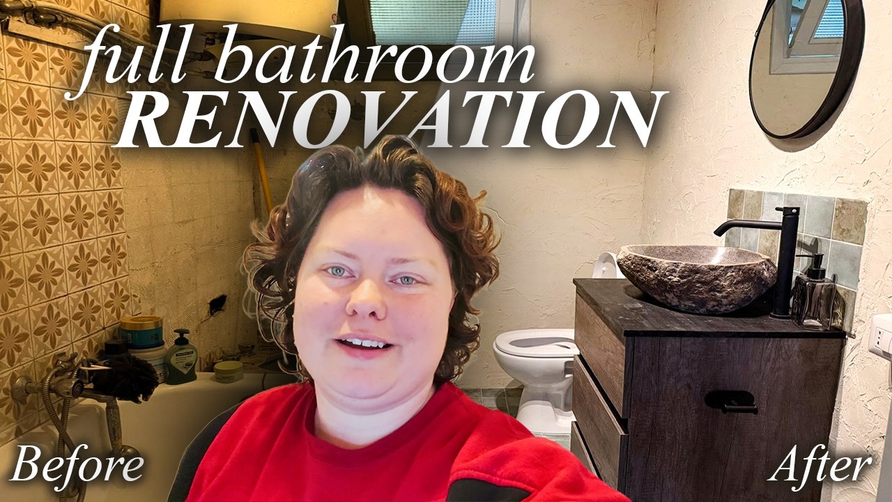 Renovating the bathroom of our 150 year old Italian farmhouse 