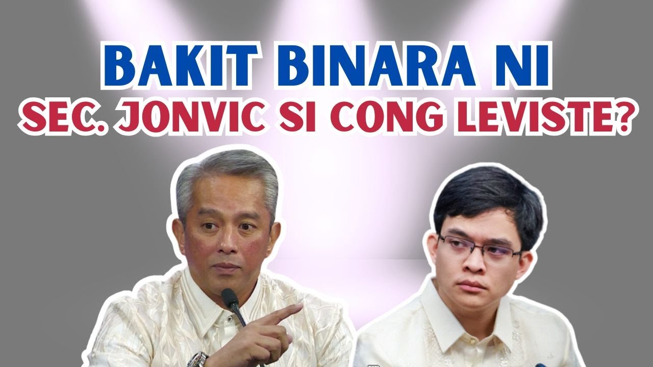 SEC. JONVIC UMALMA KAY CONG. LEVISTE TUNGKOL SA DE FACTO MARTIAL LAW