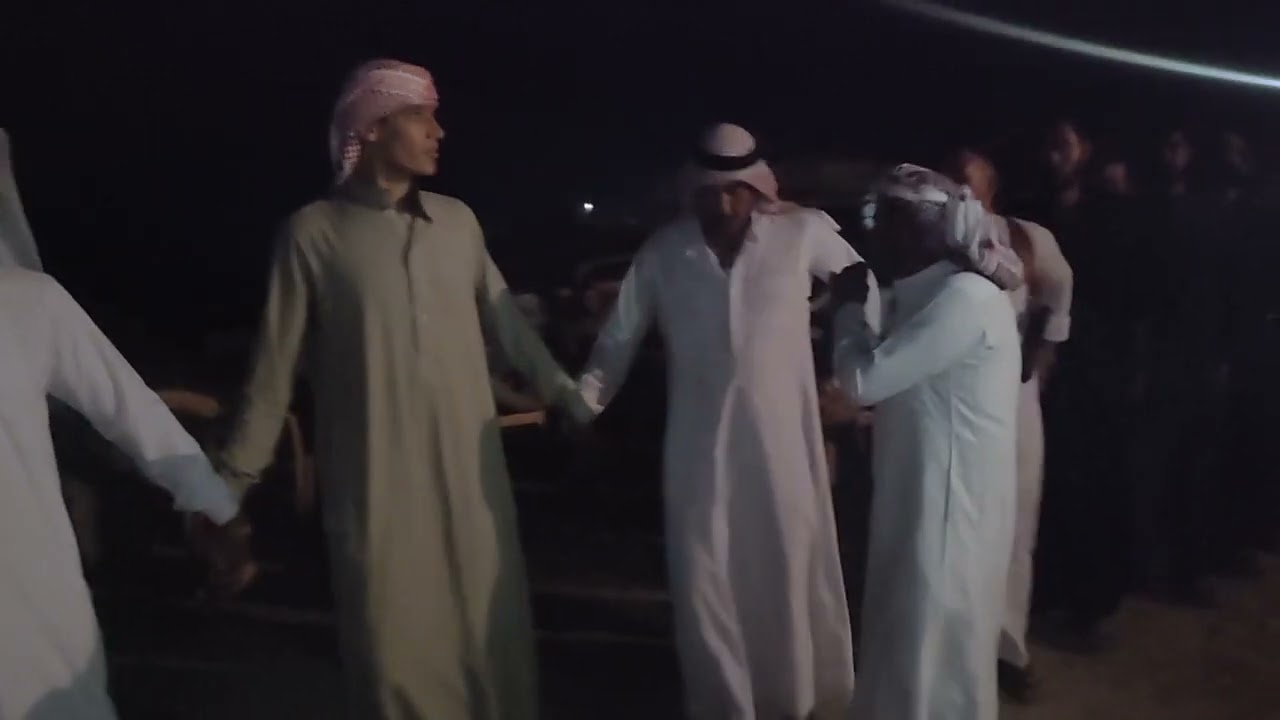 الدبكه في مدينه حصيبه ب محافظه الانبار