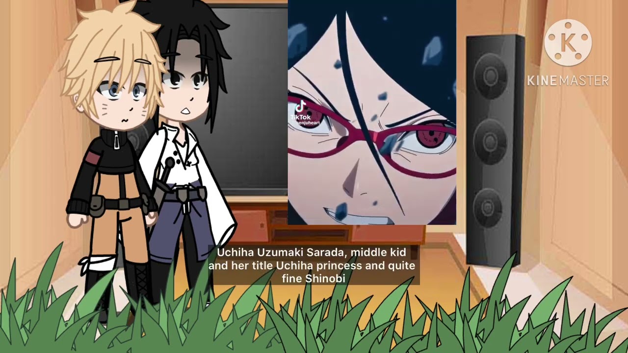 Sasuke and Naruto react to Sasunaru kid|No parts|