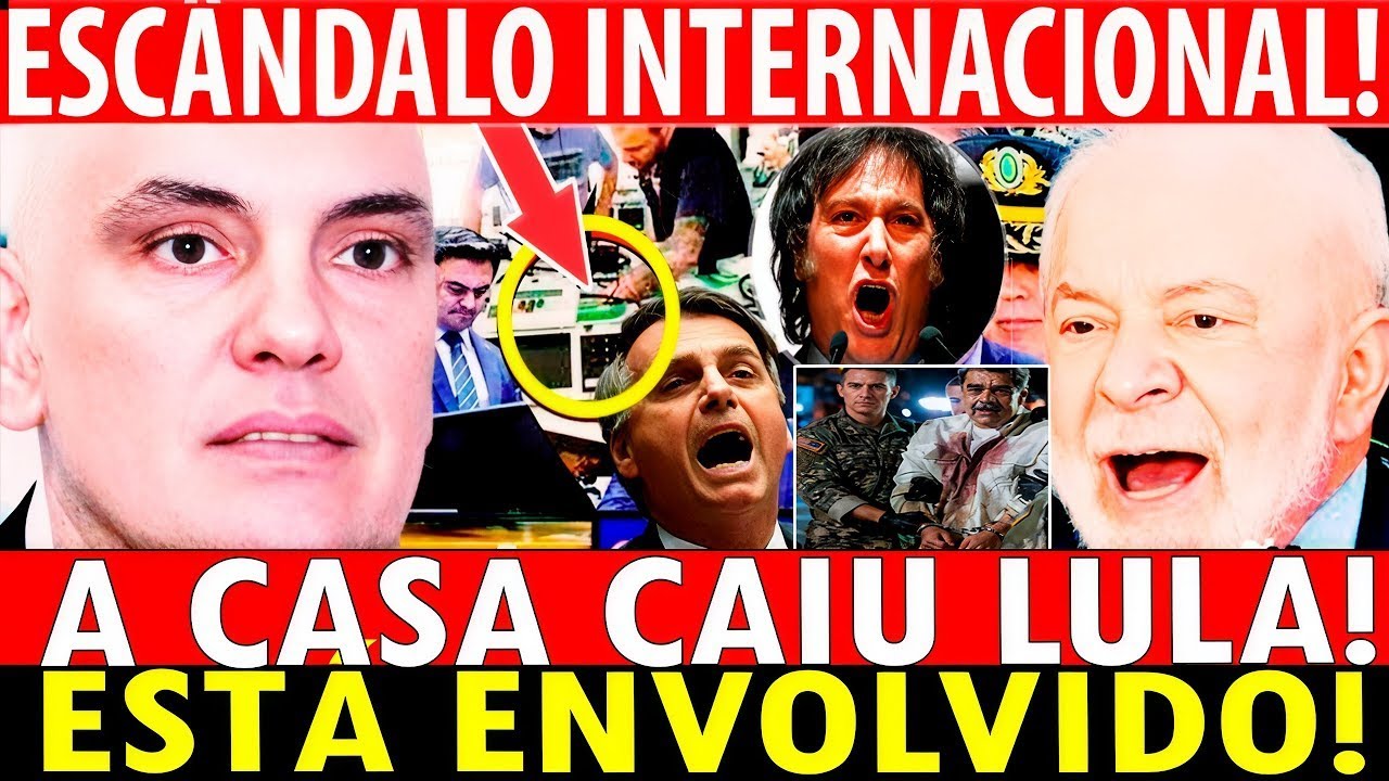 BOMBA CAIU! AGORA É INTERNACIONAL! M0RAES FORA DO STF e LULA FORA DA PRESIDENCIA  AGORA!!!!