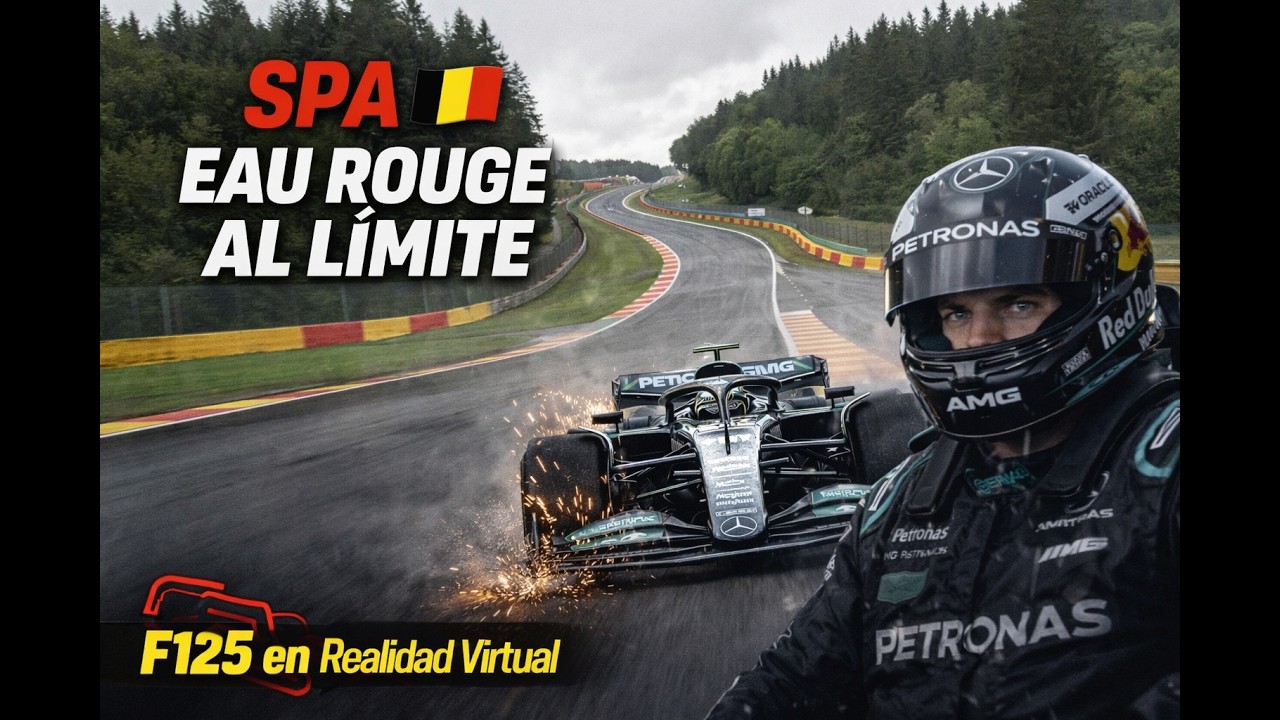 ¿SE PUEDE IR A FONDO EN EAU ROUGE? 🇧🇪 | Mercedes en Spa | F125 Realidad Virtual