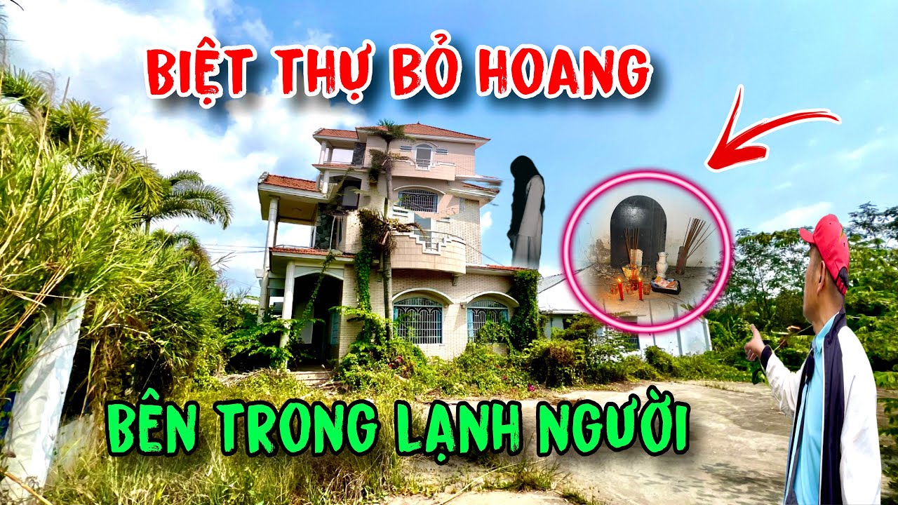 Biệt thự bỏ hoang bên trong nhìn lạnh người