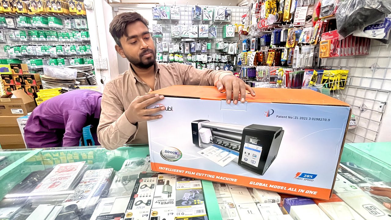 Mtetubl Protter Machine/ Mobile Back Sticker Cutting Machine
