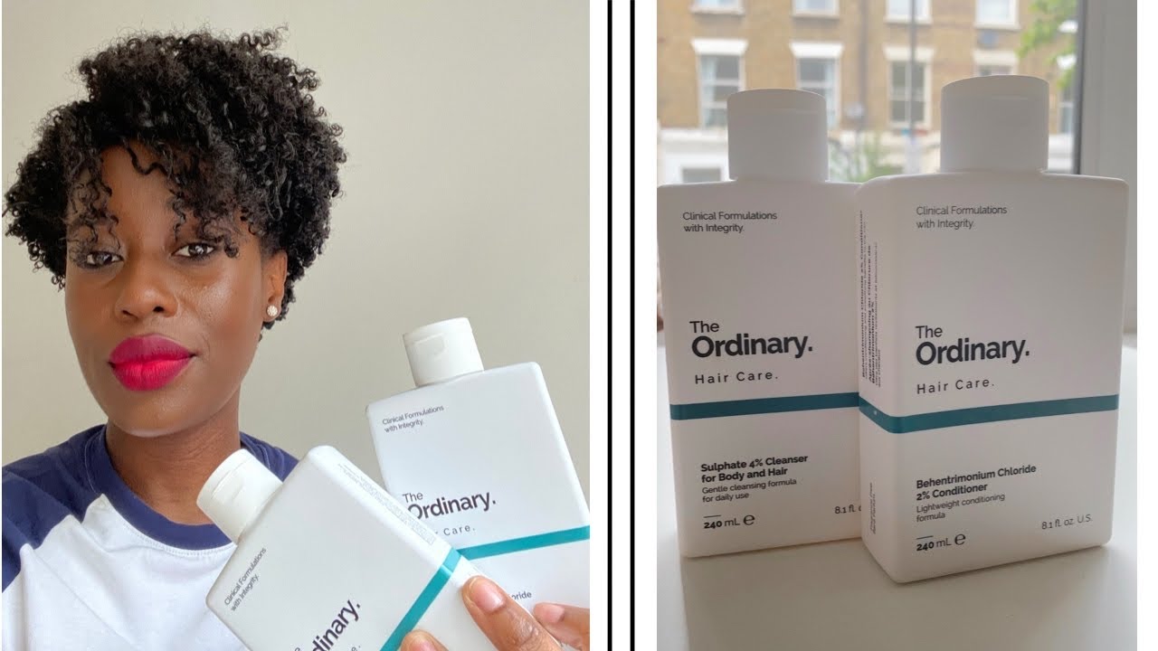 THE ORDINARY Shampoo & Conditioner || Do they work on Type 4 Natural Hair