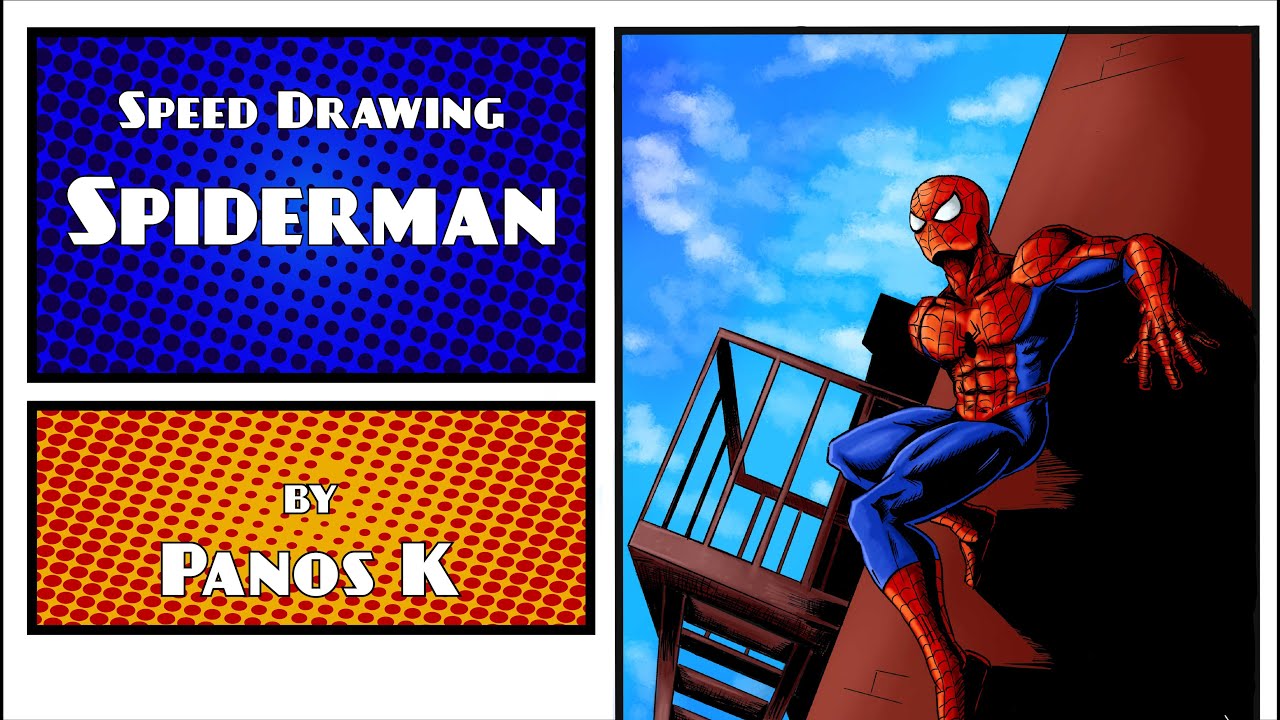 Speed Drawing-Spiderman by Panos K