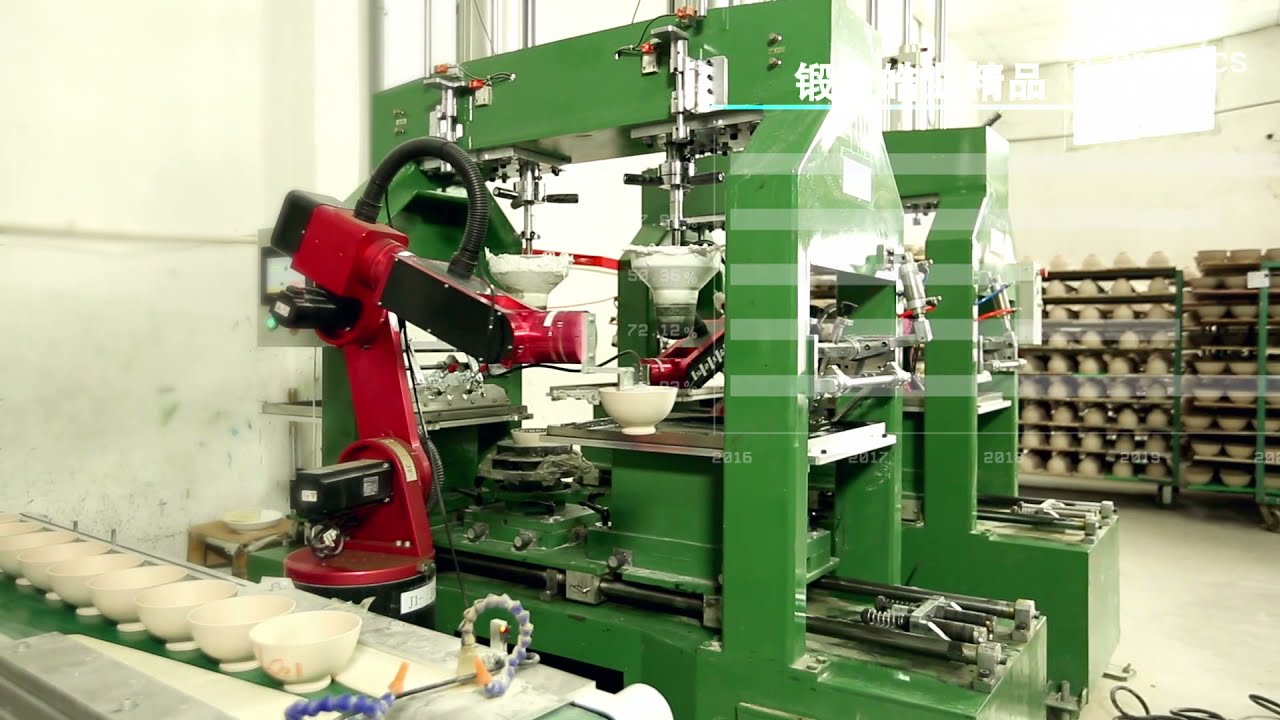 Zichen ceramics Ceramic tableware production video