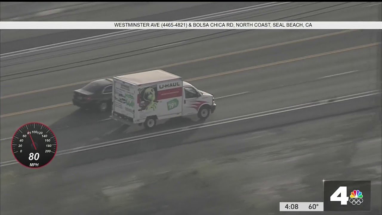U-Haul pursuit through Long Beach ends in arrest