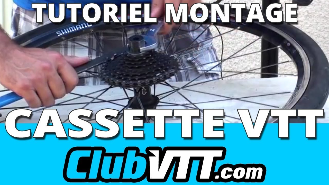 Cassette vtt et roue libre vtt - Démontage et entretien - 048