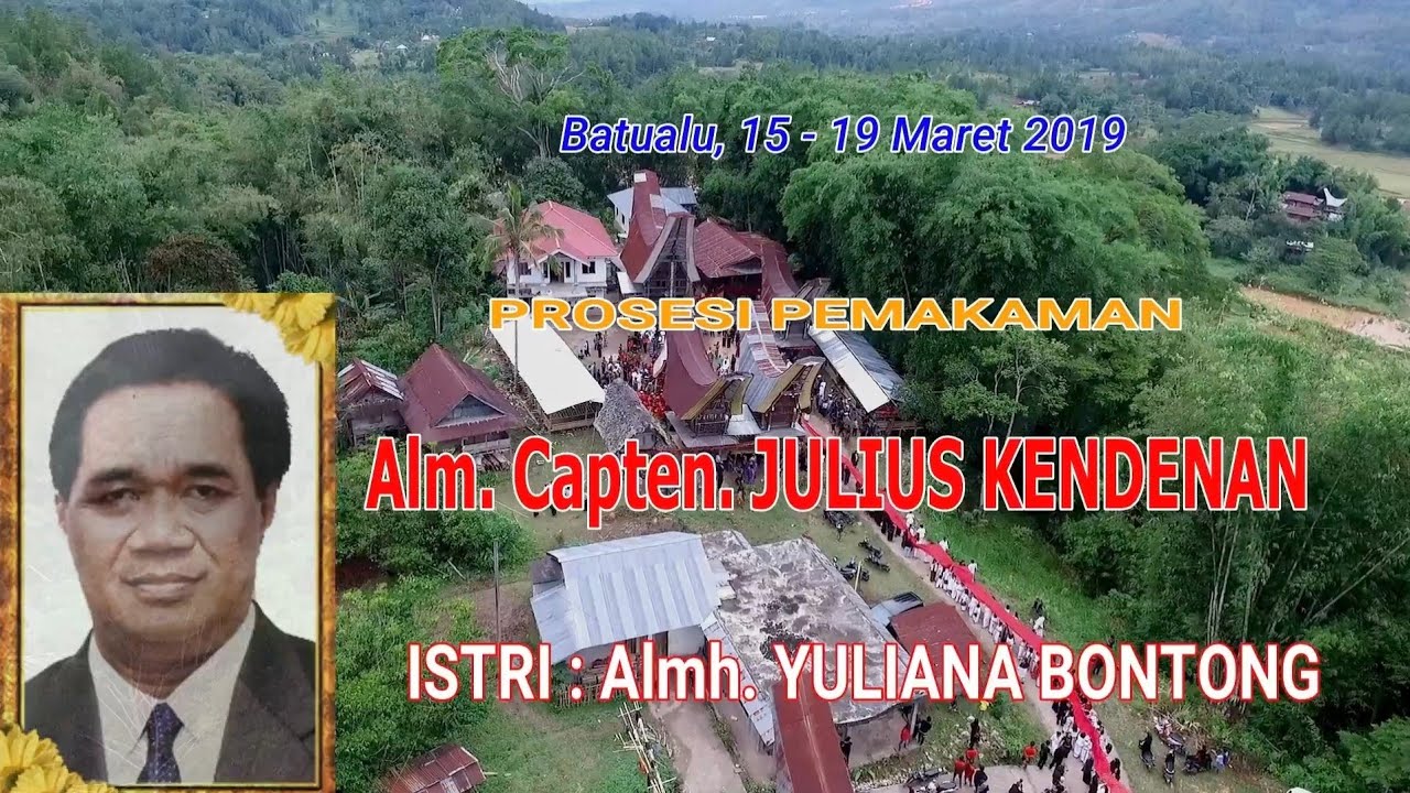 Ma' Pasonglo' Alm.Capten JULIUS KENDENAN