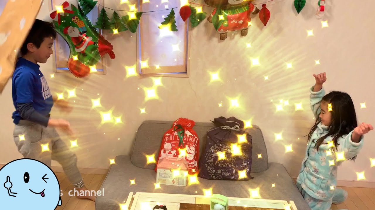 クリスマスの時のワクワク動画