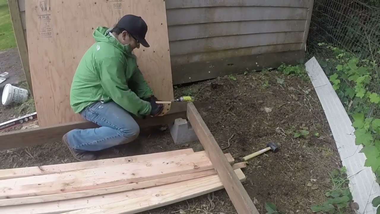 Building an 8'x10' Wooden Floor for a Yard Shed!!!