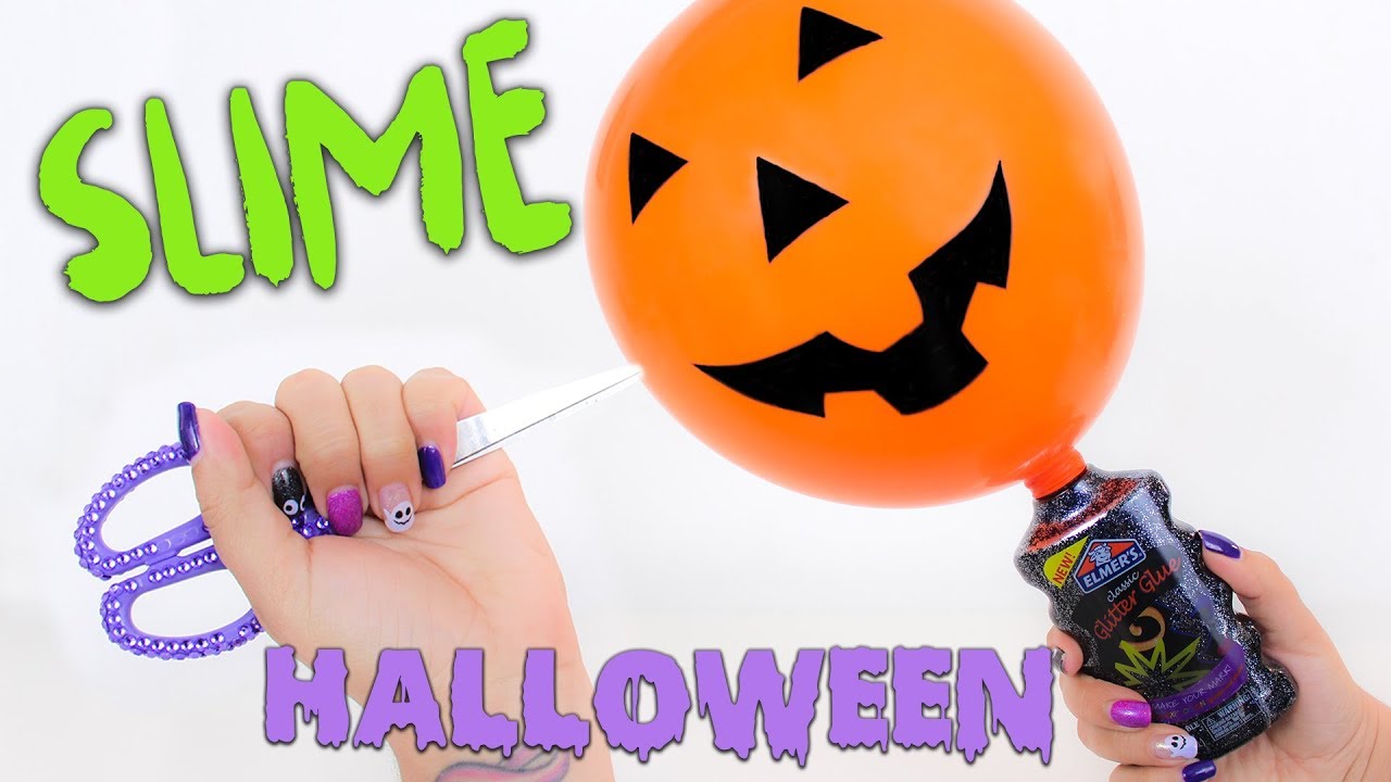 Haz Slime Explotando Globos!! Slime de HALLOWEEN! 🎃