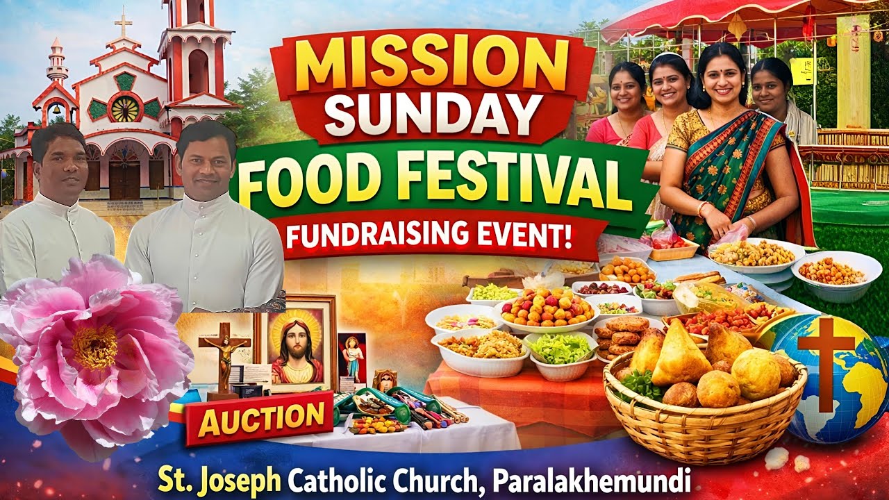 Mission Sunday Food Festival | Fundraising Celebration at St. Joseph Catholic Church, Paralakhemundi