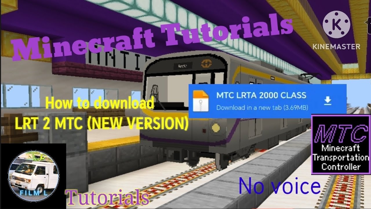 How to download MTC LRTA 2000 CLASS For LRT-2 Minecraft | FILM L TUTORIALS🇵🇭🚉