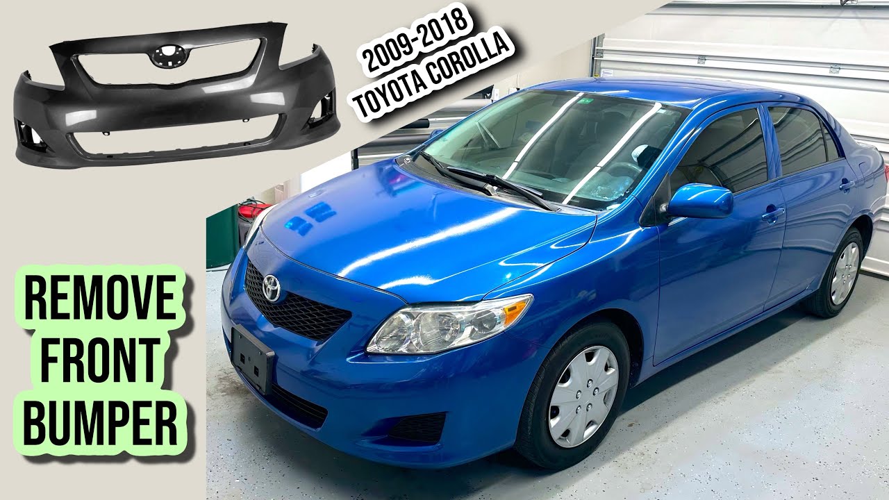 Hot To Remove Front Bumper on Toyota Corolla (2009-2014)