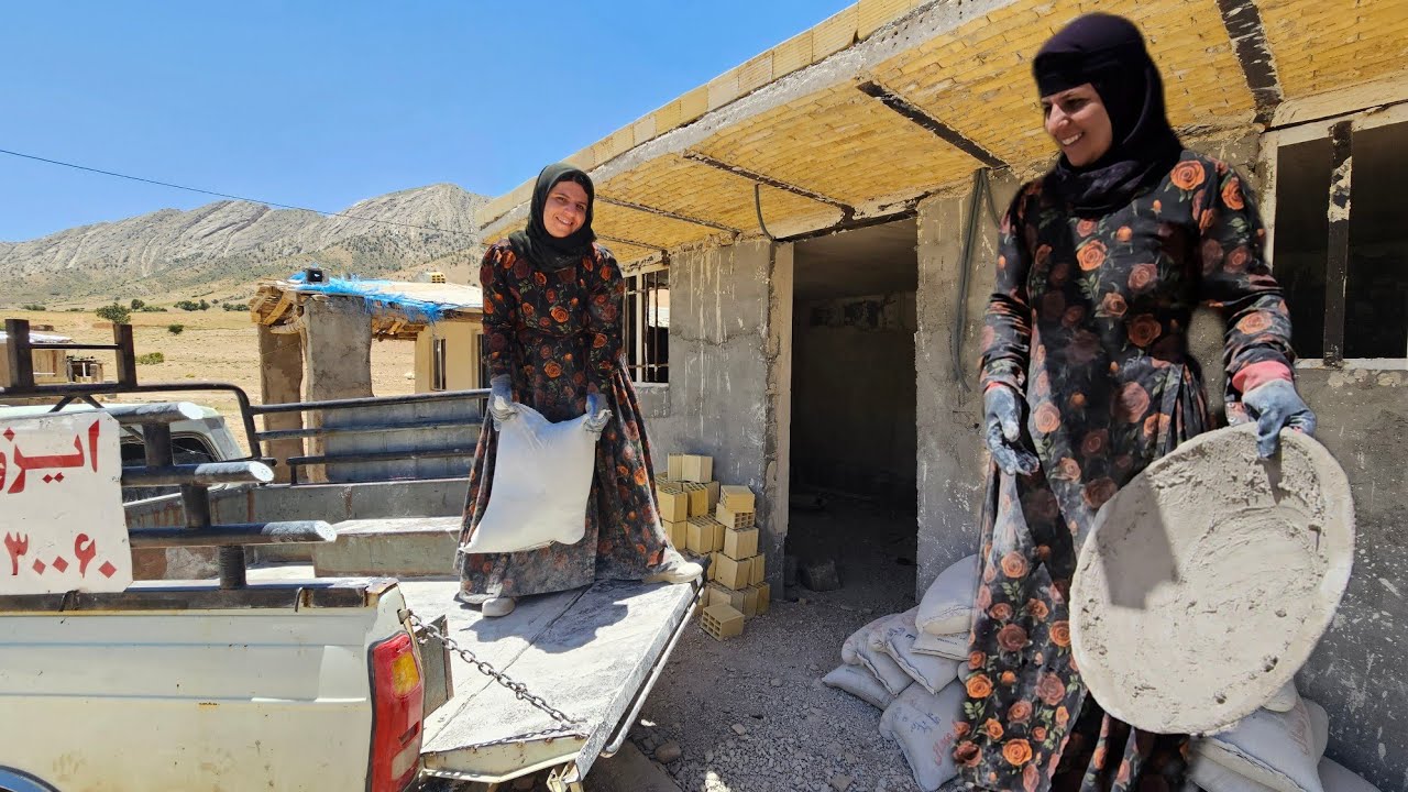 The emperor lent a helping hand to Zarigul, a woman, to assist in producing construction materials.