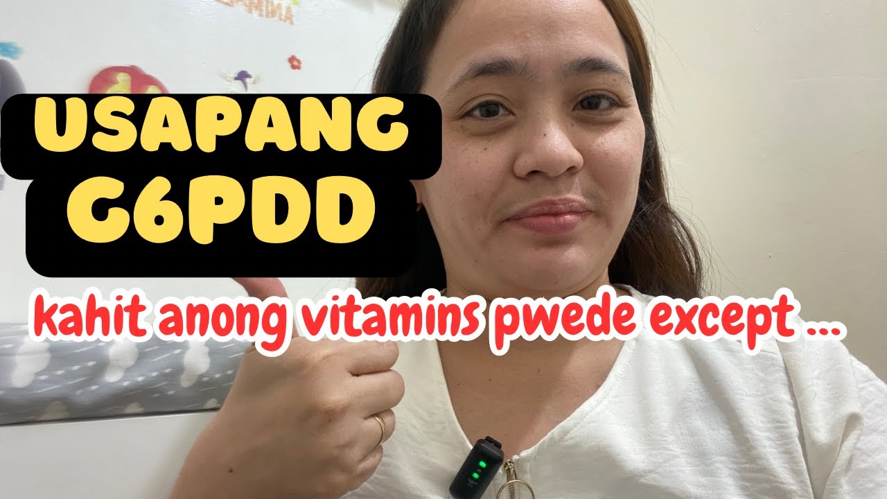 USAPANG G6PDD| Ano ang pwedeng vitamins at gatas kay baby na may g6pdd Dr. PediaMom