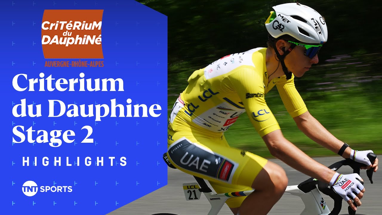 MASS DASH FOR THE LINE! 💨 | 2025 Criterium du Dauphine Stage 2 Race Highlights | TNT Sports Cycling